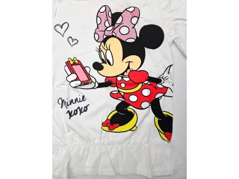 Bluzka Minnie Mouse r. 122 biała Bluzka Minnie Mouse r. 122 biała