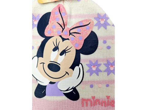 Czapka Myszka Minnie r. 50 róż Czapka Myszka Minnie r. 50 róż