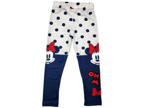 Legginsy Minnie Mouse 110/116 granatowe Legginsy Minnie Mouse 110/116 granatowe