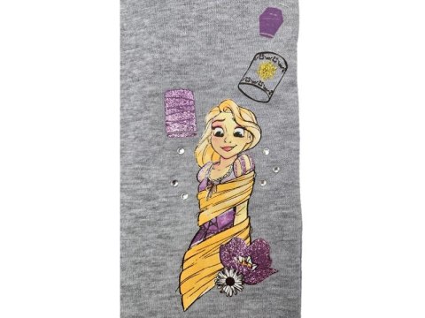 Spodnie Princess 98 szare Księżniczki Spodnie Princess 98 szare Księżniczki