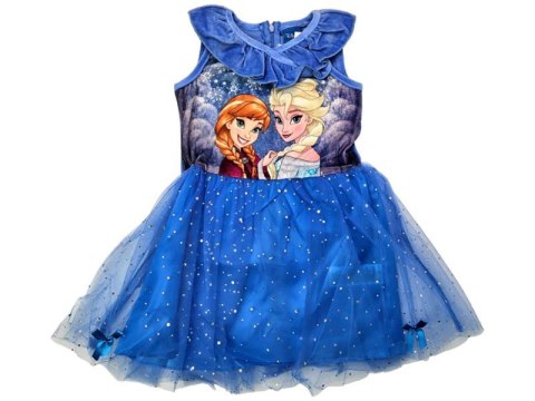 Sukienka Frozen Elsa Anna 104 welur Sukienka Frozen Elsa Anna 104 welur